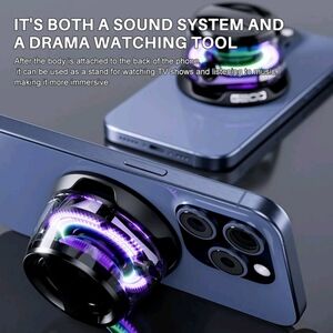 Gorgeous Magnetic Colorful LED Bluetooth Mini Speaker - A Visual Auditory Feast